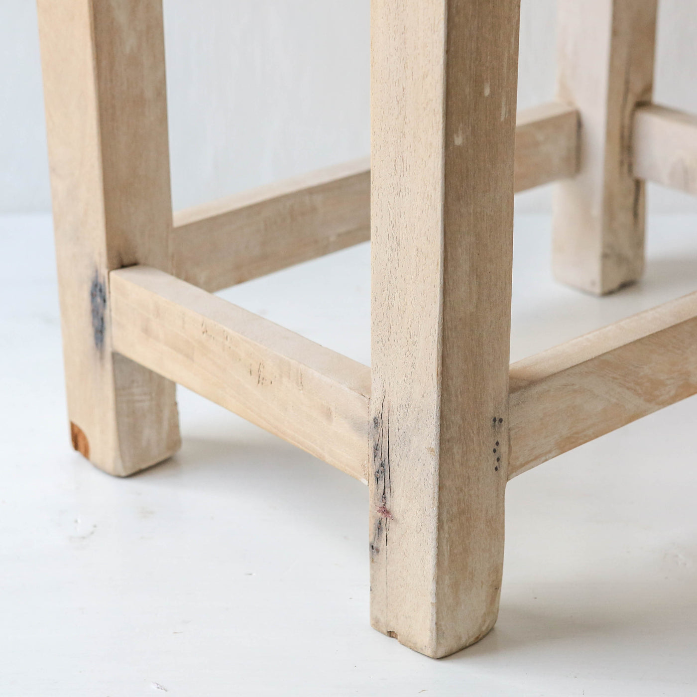 Bleached Wood Plant Stand - LOCAL PICK UP ONLY