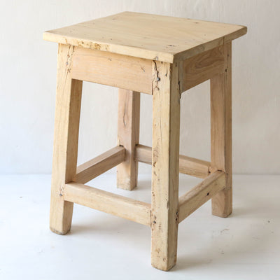 Bleached Wood Plant Stand - LOCAL PICK UP ONLY