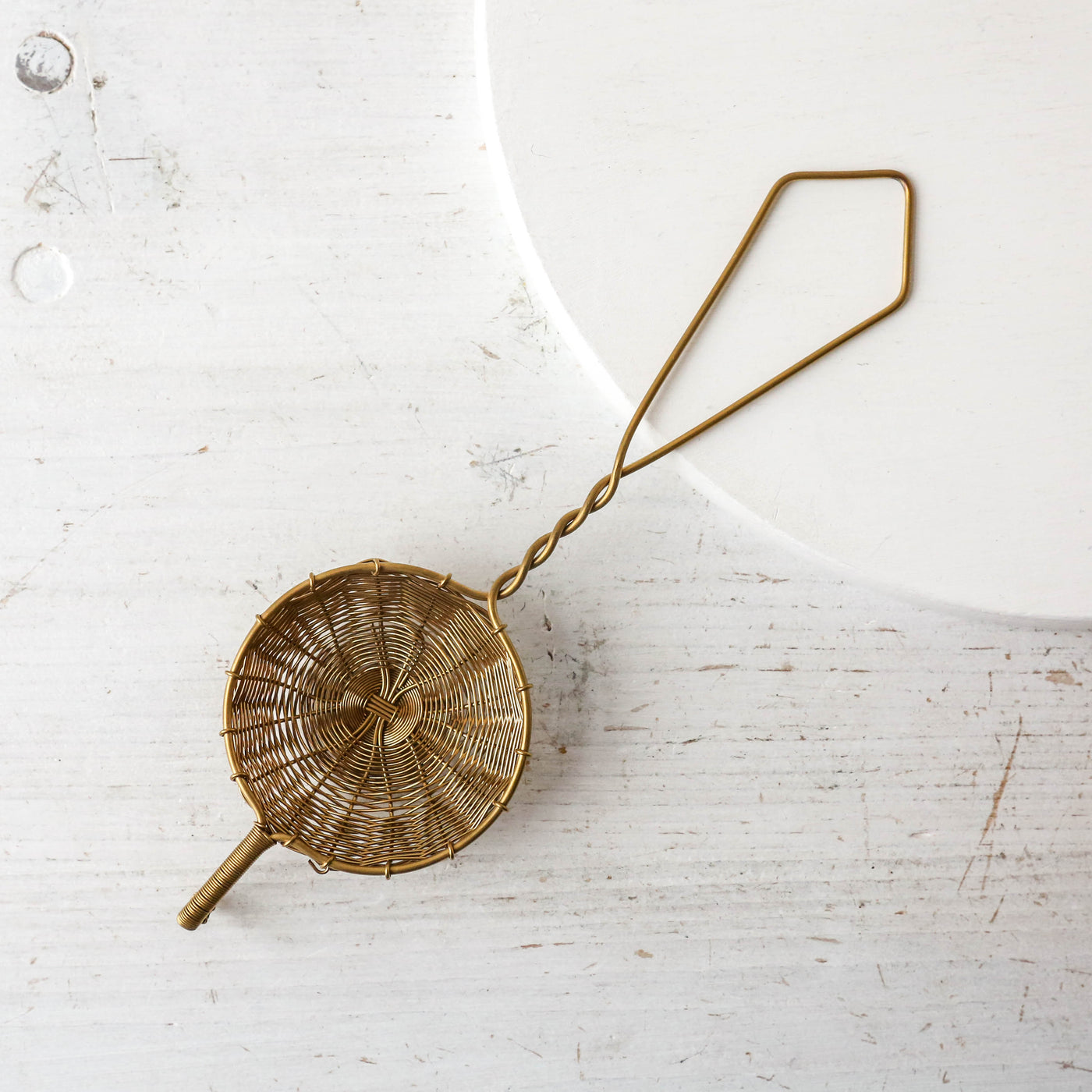 Golden Tea Strainer
