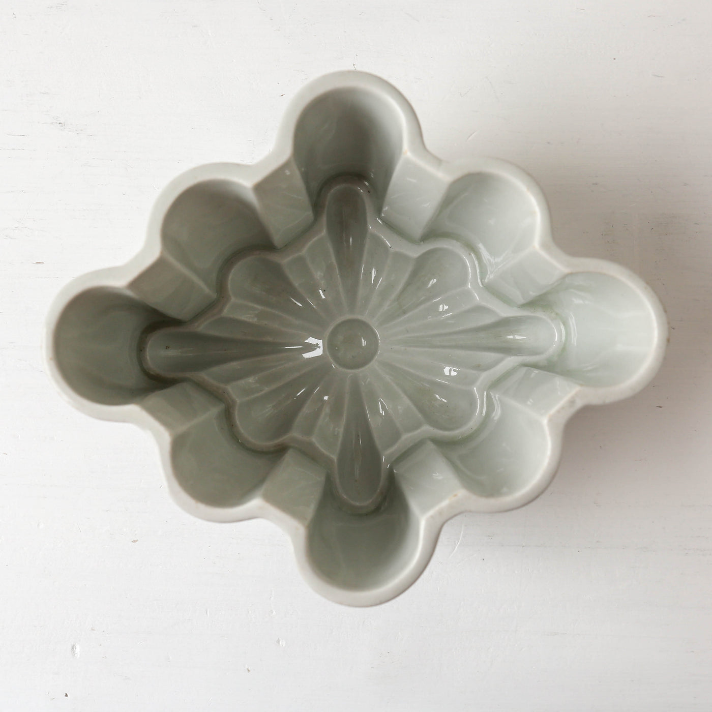 Vintage Ceramic Jelly Mould - Star Design