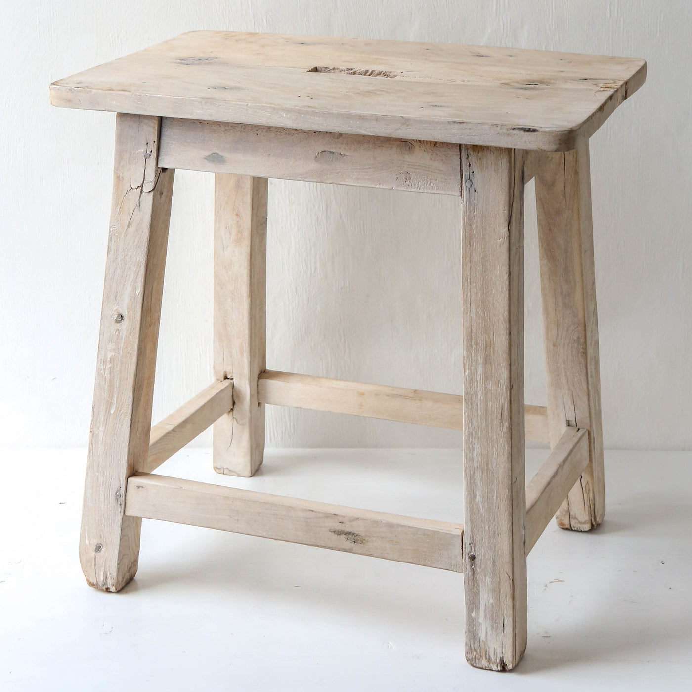 Bleached Wood Plant Stand - LOCAL PICK UP ONLY