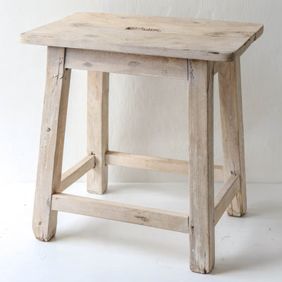 Bleached Wood Plant Stand - LOCAL PICK UP ONLY