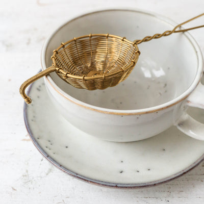 Golden Tea Strainer