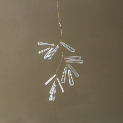 Beaded Glass Hanging Decoration - 14cm