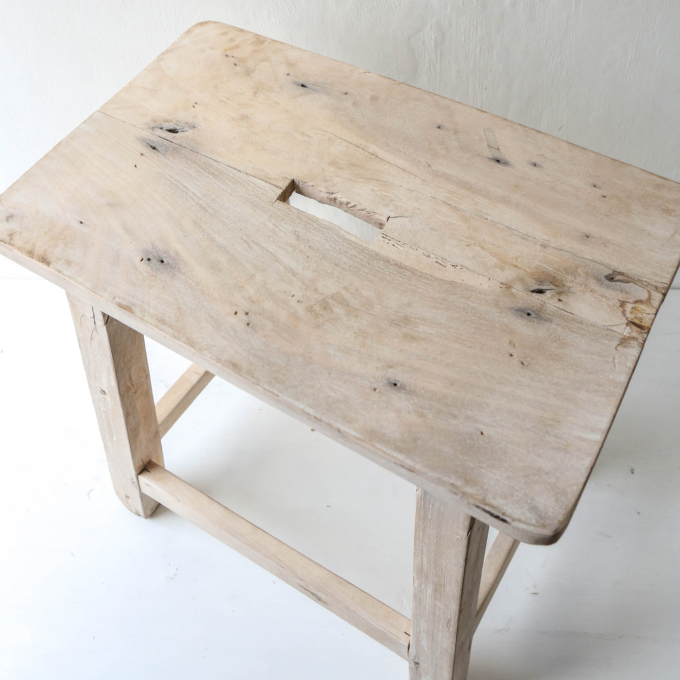 Bleached Wood Plant Stand - LOCAL PICK UP ONLY