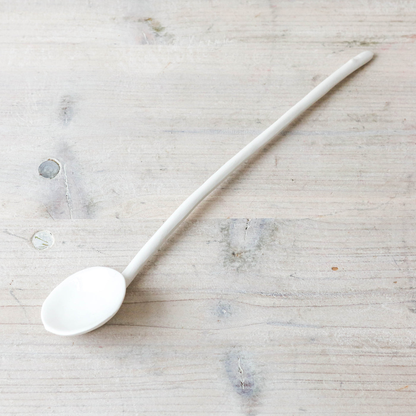 Porcelain Serving Spoon - Small Round