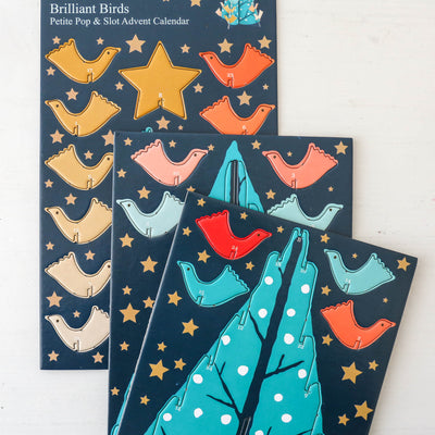 Brilliant Birds Mini Slot Together 3D Advent Calendar