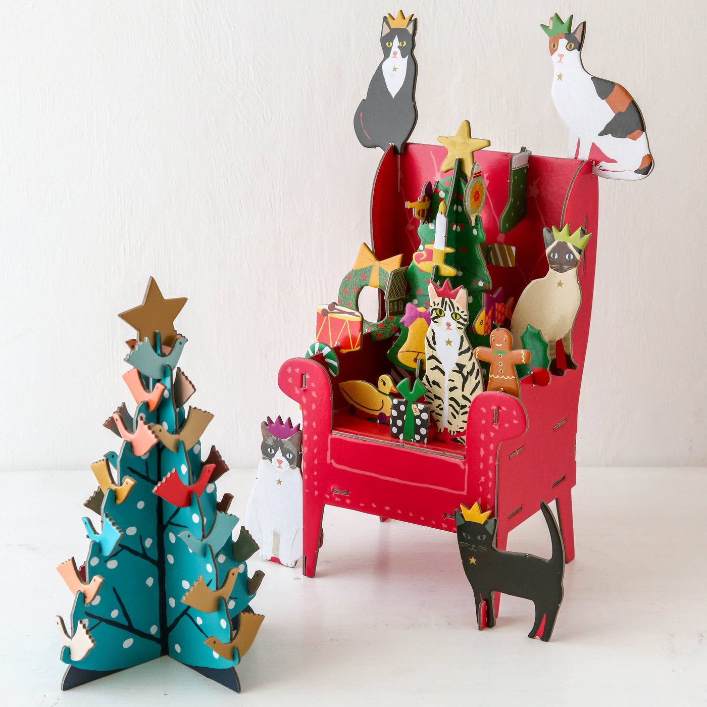 Cosy Cats Slot Together 3D Advent Calendar