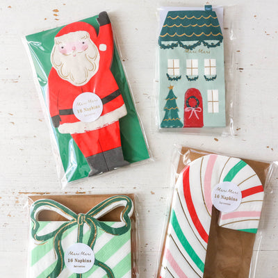 SALE Stripy Candy Cane Napkins