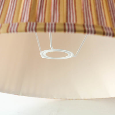 40cm Empire Pleated Lampshade - Butterscotch Stripe