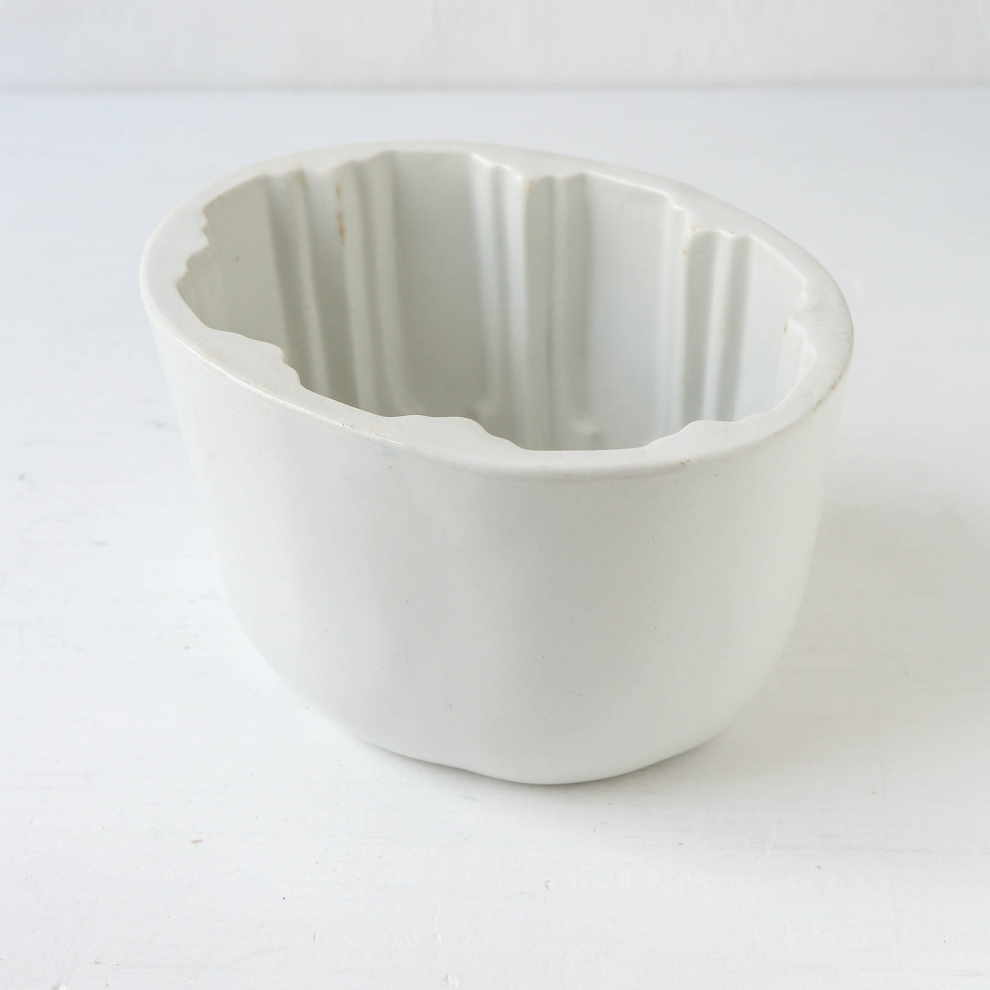 Vintage Ceramic Jelly Mould - Flower Design