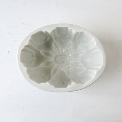 Vintage Ceramic Jelly Mould - Flower Design