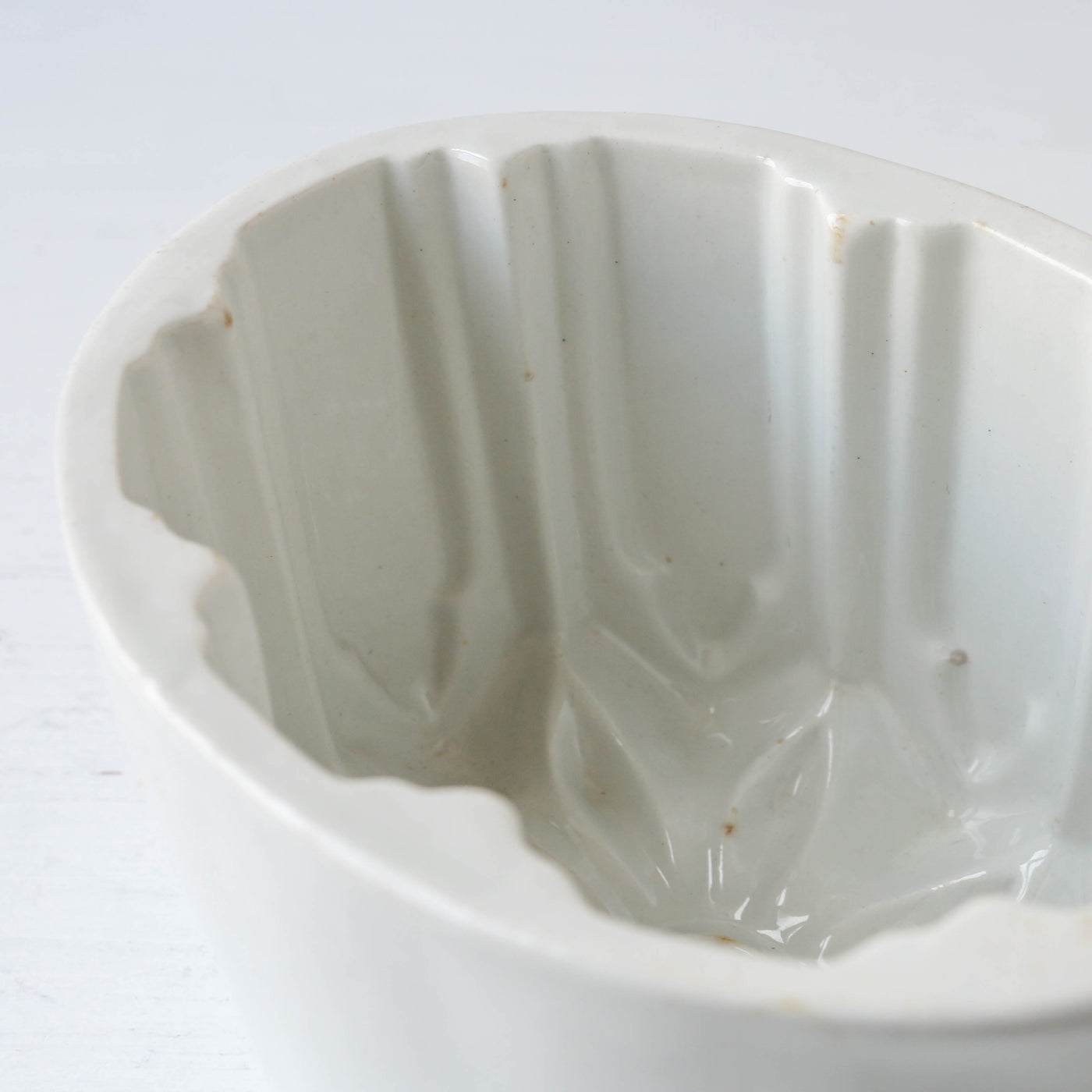 Vintage Ceramic Jelly Mould - Flower Design