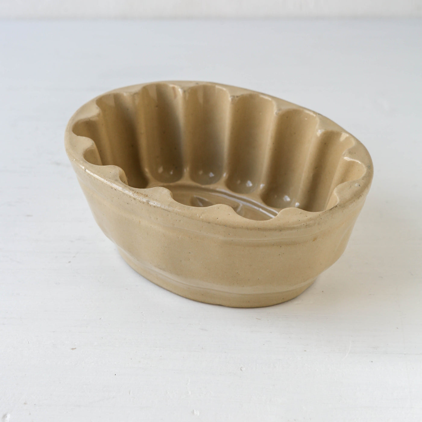Vintage Ceramic Jelly Mould - Flower Design