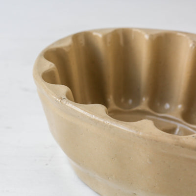 Vintage Ceramic Jelly Mould - Flower Design