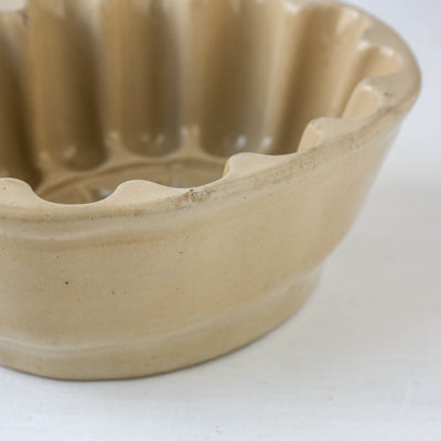Vintage Ceramic Jelly Mould - Flower Design