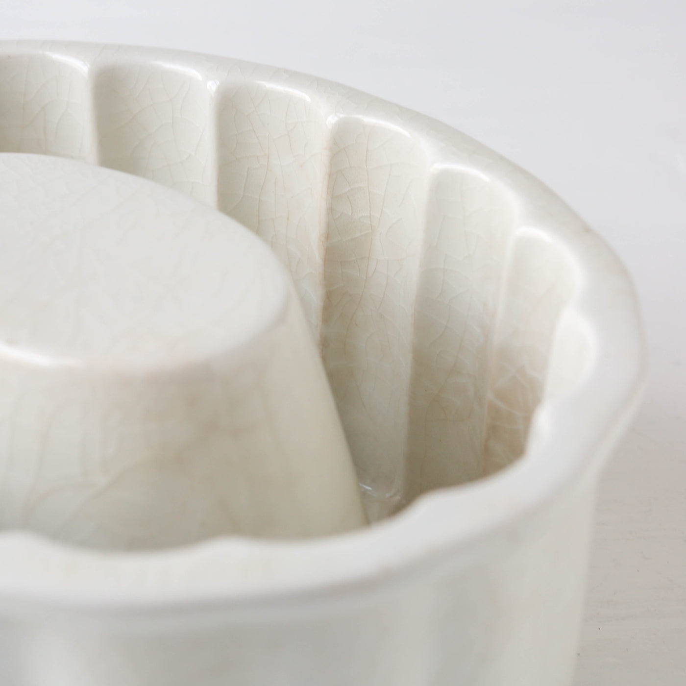 Vintage Ceramic Jelly Mould - Bundt Design