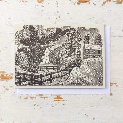 Eric Ravilious 'December Snow' Pack of 10 Christmas Cards