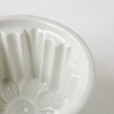 Vintage Ceramic Jelly Mould - Flower Design
