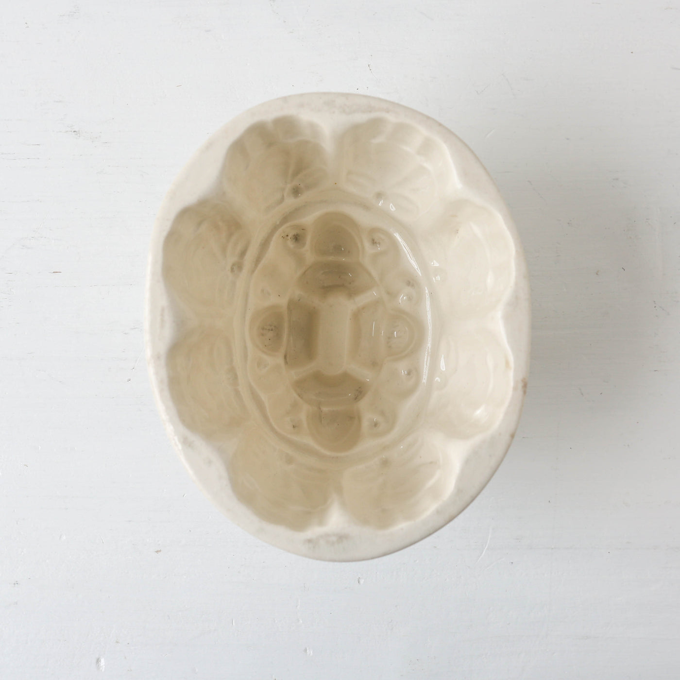 Vintage Ceramic Jelly Mould - Tiered Design