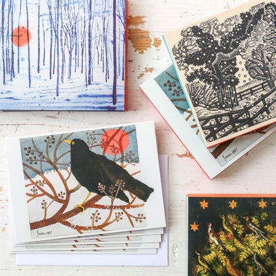 Eric Ravilious 'December Snow' Pack of 10 Christmas Cards