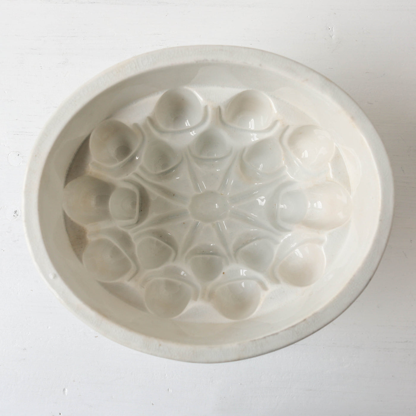 Vintage Ceramic Jelly Mould - Tiered Design