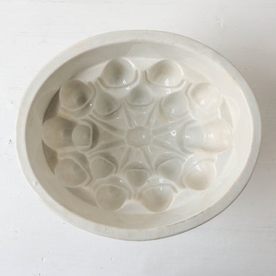 Vintage Ceramic Jelly Mould - Tiered Design