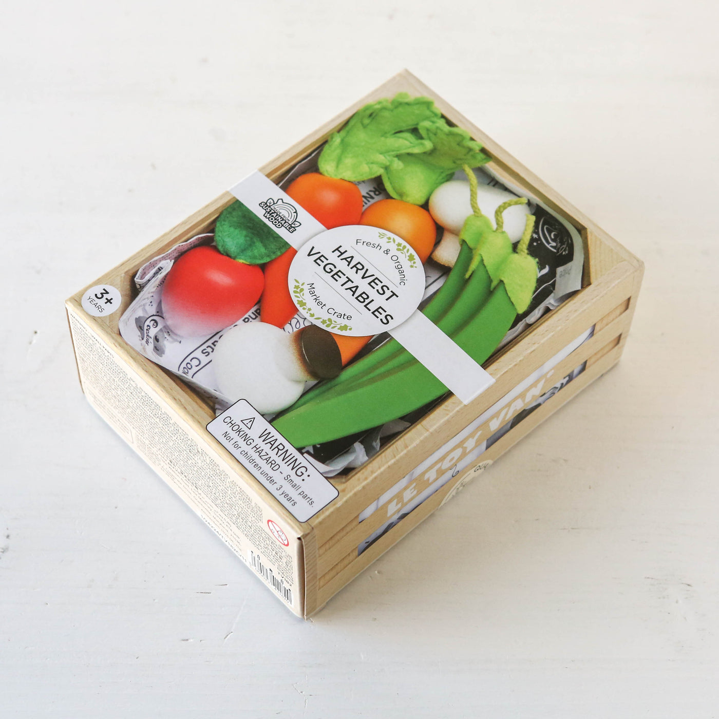 Harvest Vegetables Wooden Market Crate by Le Toy Van
