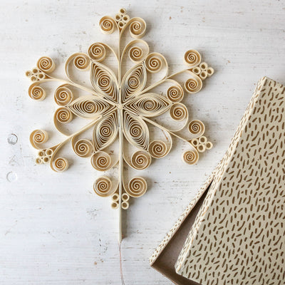 Quilled Star Tree Topper or Hanging Decoration