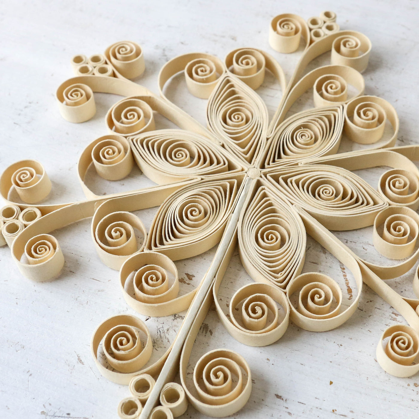Quilled Star Tree Topper or Hanging Decoration