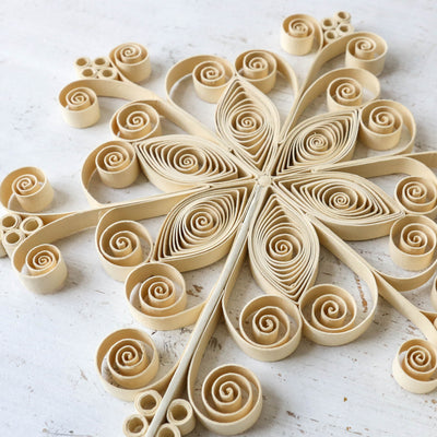 Quilled Star Tree Topper or Hanging Decoration