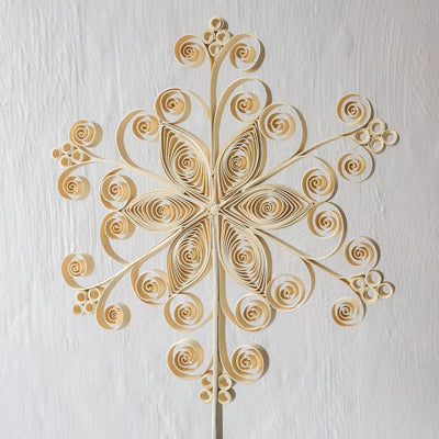 Quilled Star Tree Topper or Hanging Decoration
