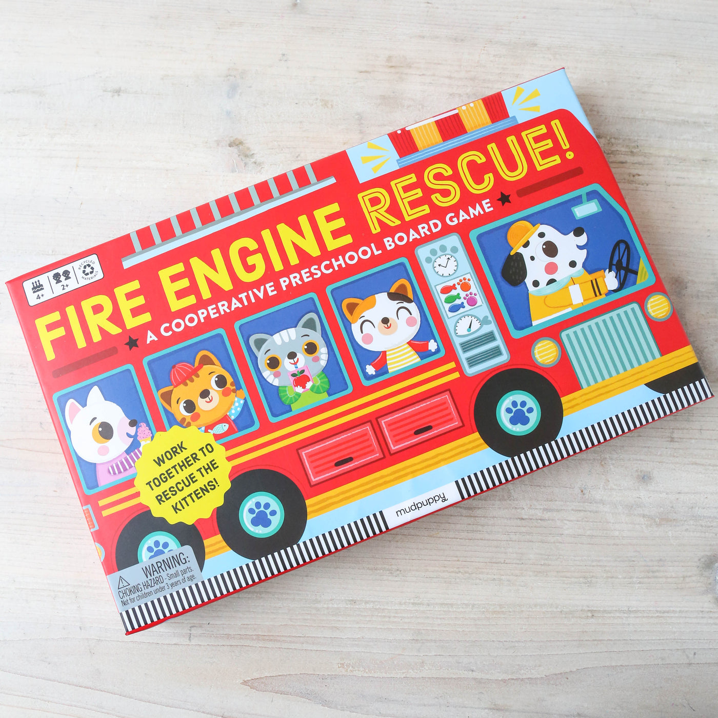 Fire Engine Rescue! Cooperative Board Game