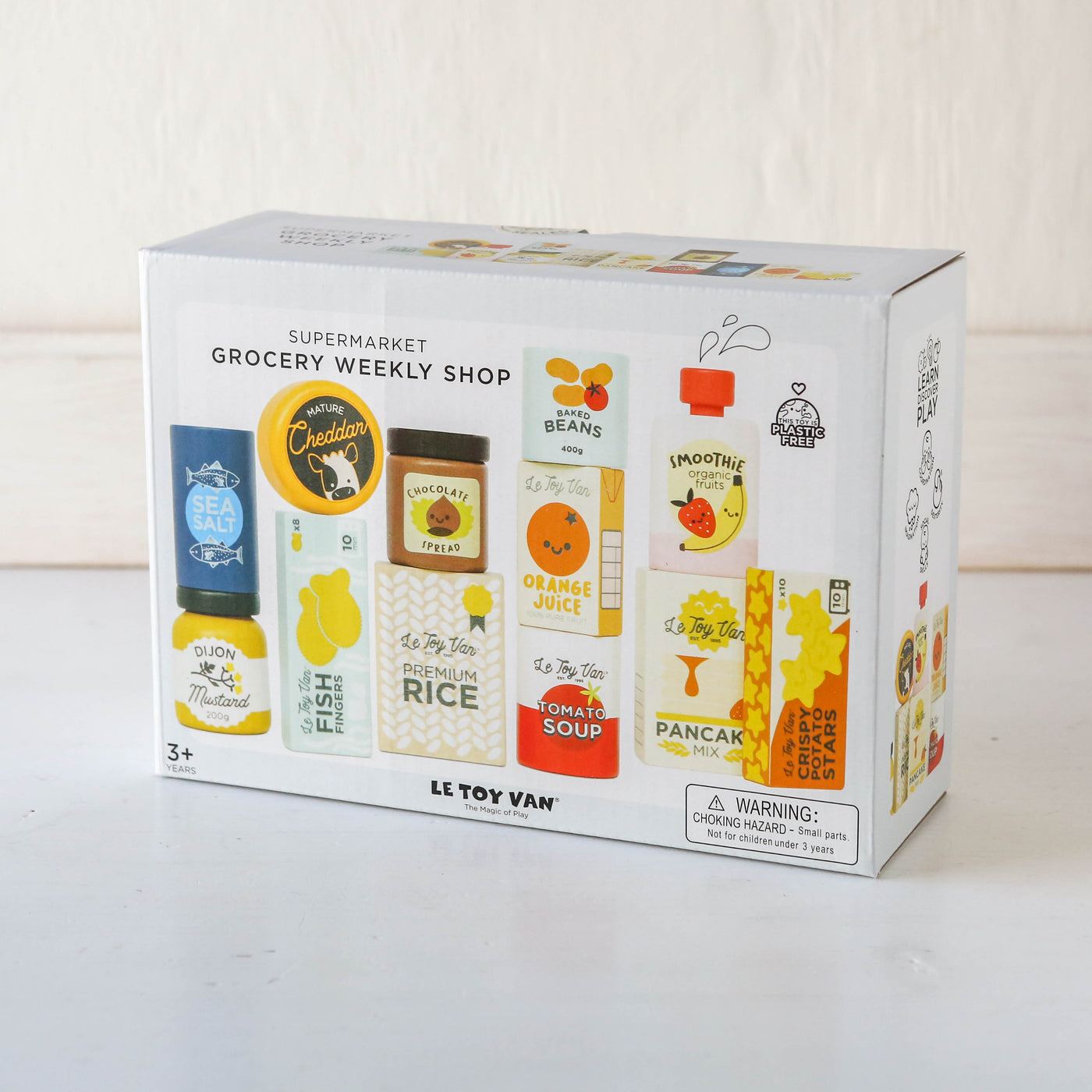 Wooden Supermarket Groceries Weekly Shop by Le Toy Van