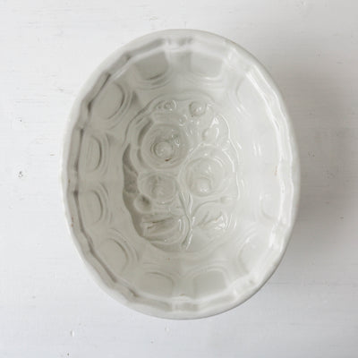 Vintage Ceramic Jelly Mould - Flower Design