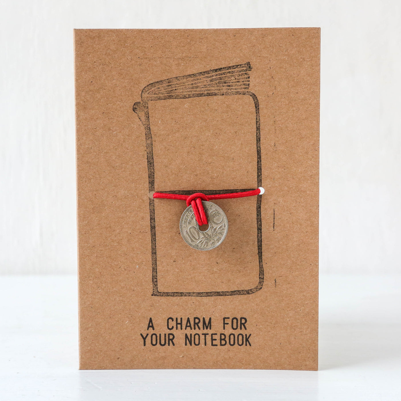 Vintage French Coin Journal Charm