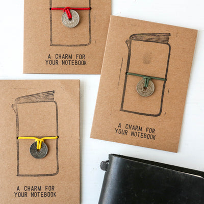 Vintage French Coin Journal Charm