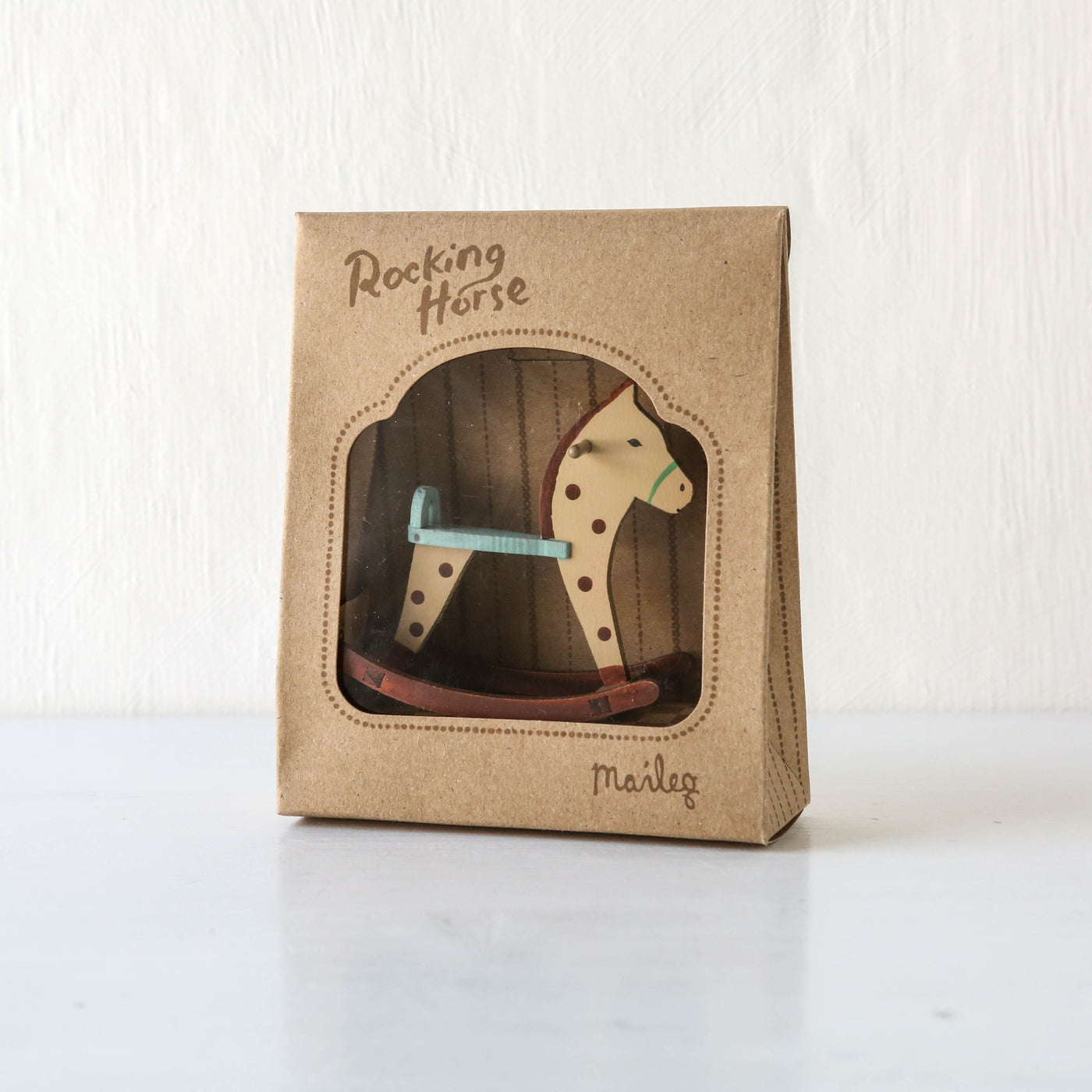 Maileg Mouse Rocking Horse - Spotted