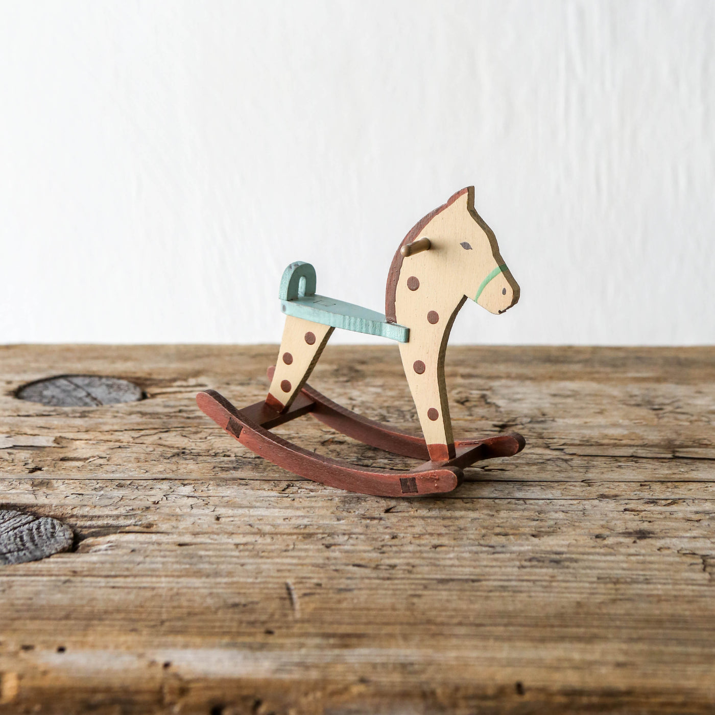 Maileg Mouse Rocking Horse - Spotted