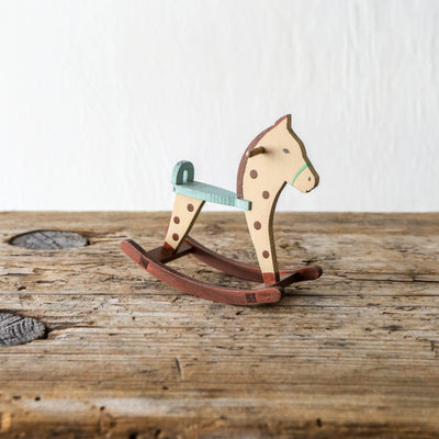 Maileg Mouse Rocking Horse - Spotted