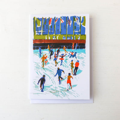 Edwin La Dell, 'Skaters at the Rockefeller Centre' Pack of 10 Christmas Cards