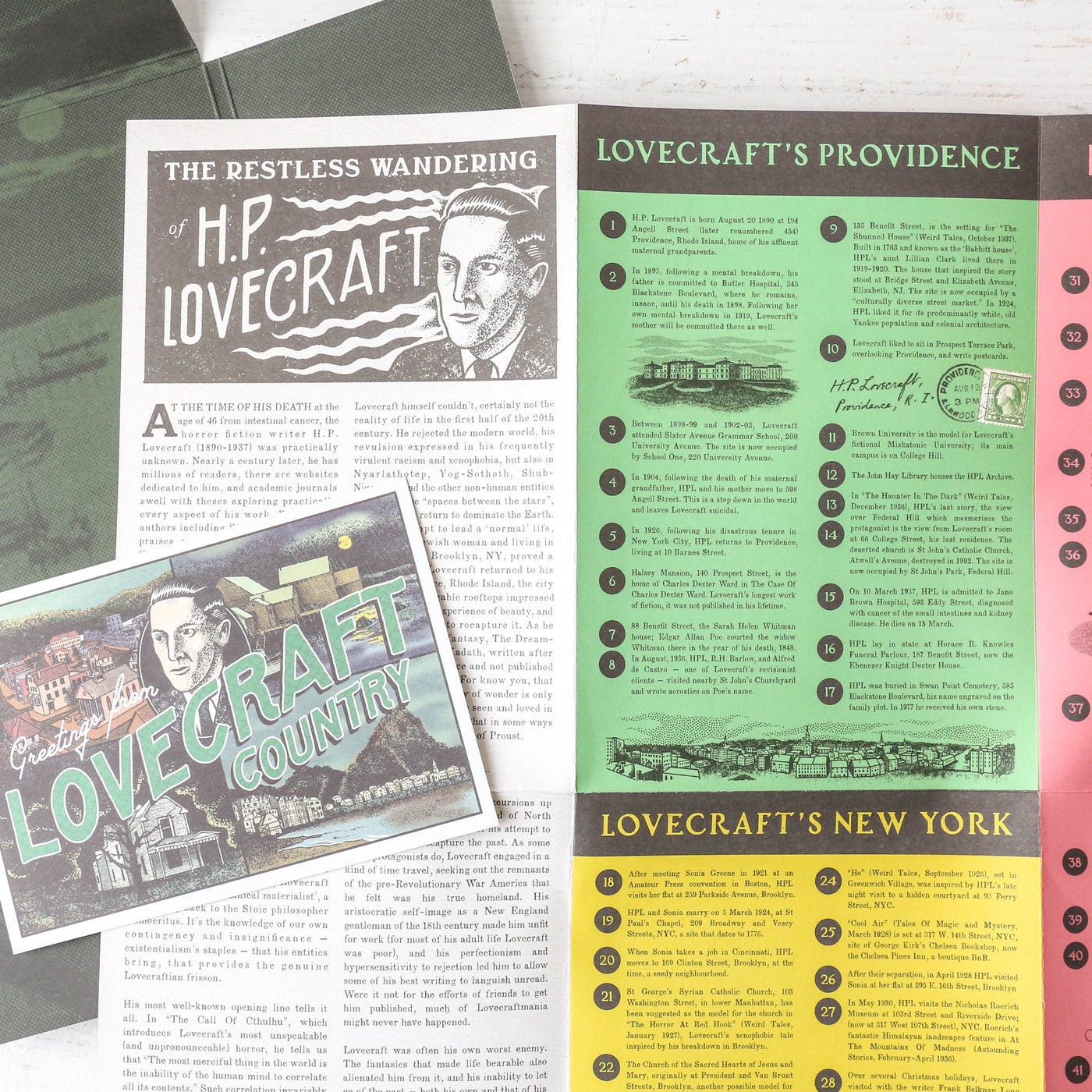 Facts Concerning HP Lovecraft and his Environs