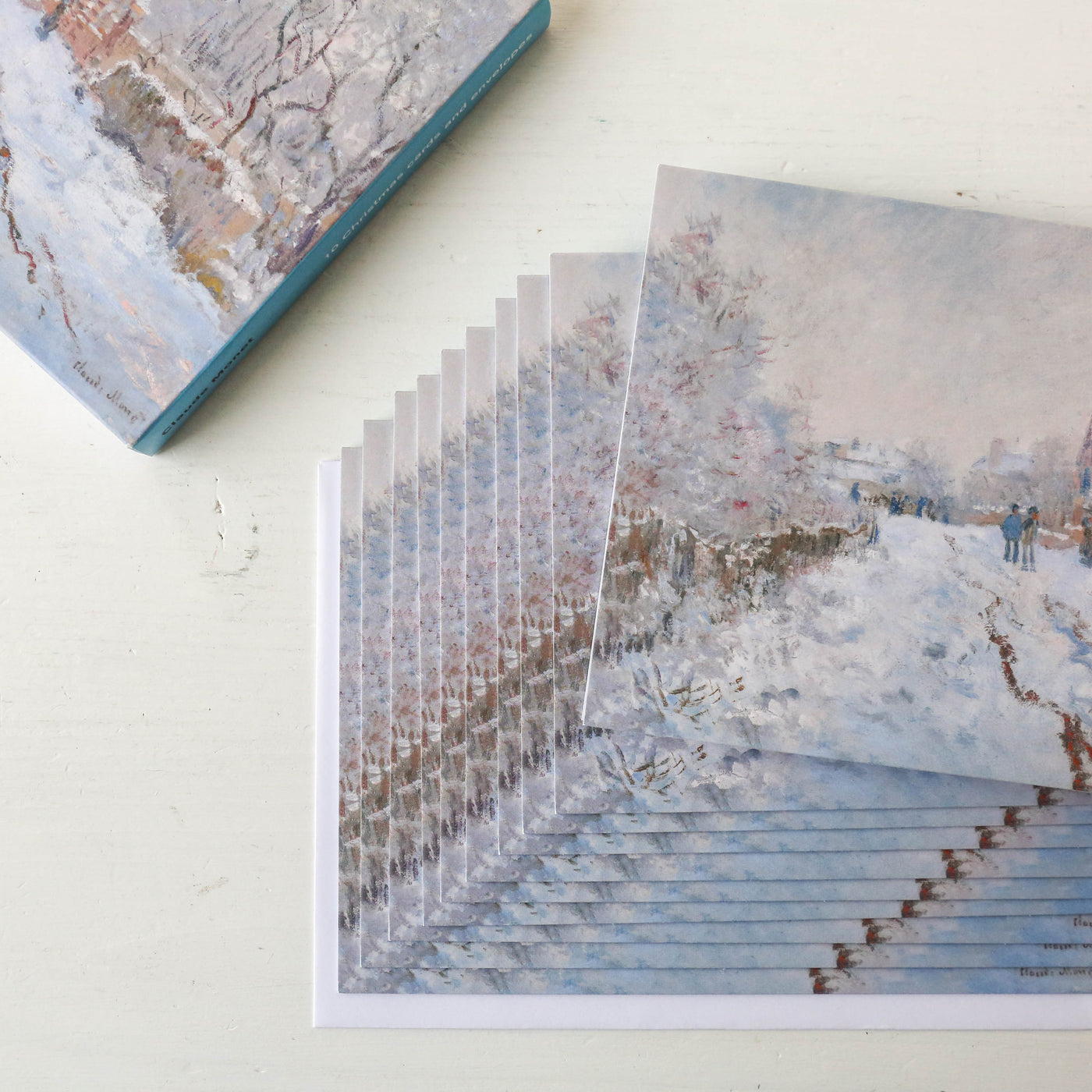 Claude Monet, 'Snow Scene' Pack of 10 Christmas Cards