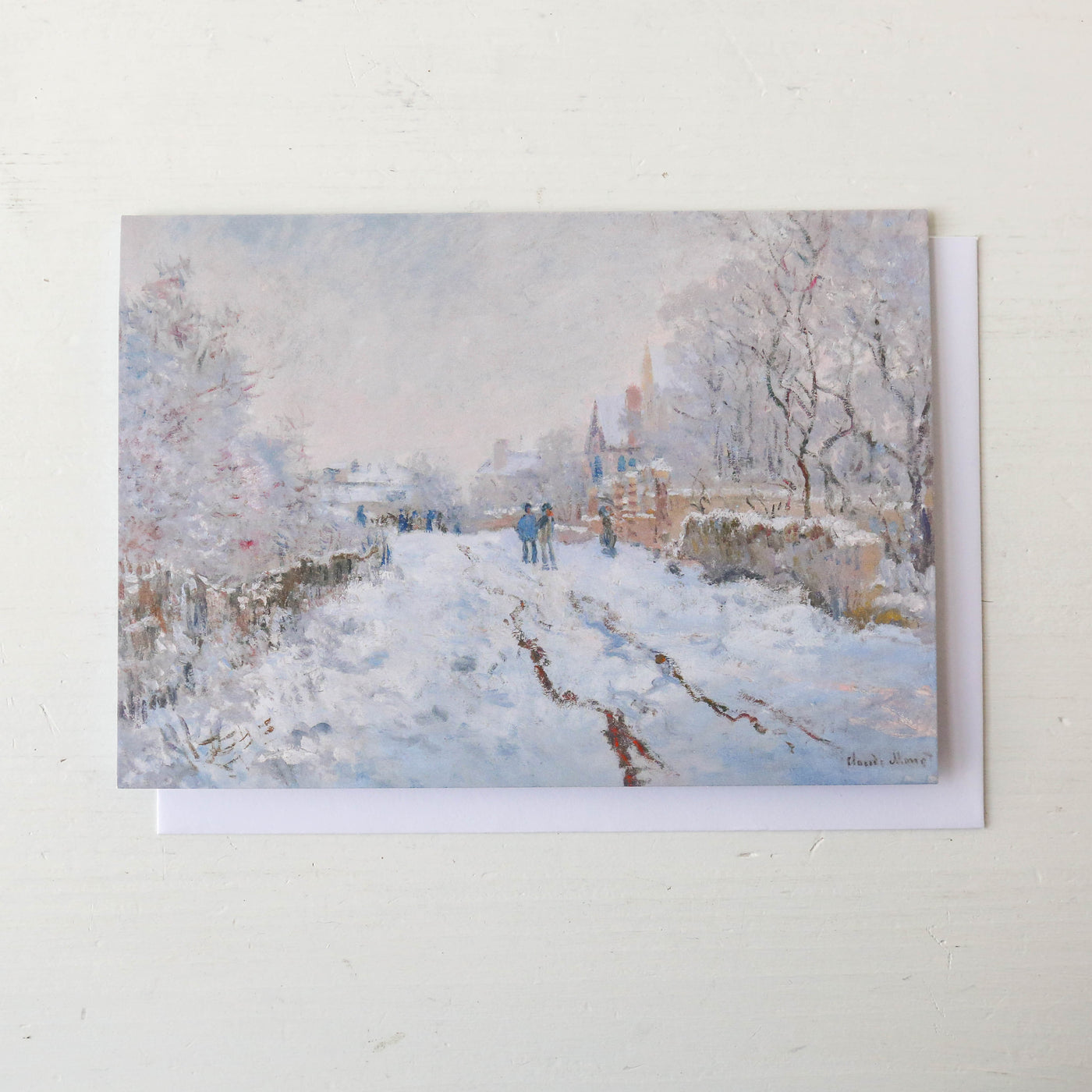 Claude Monet, 'Snow Scene' Pack of 10 Christmas Cards