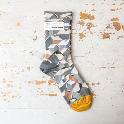 SALE Bonne Maison Socks - Multico Roof