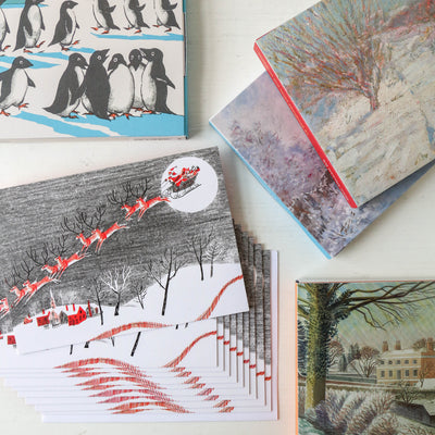 Dorothy & Marguerite Bryan, 'Penguins' Pack of 10 Christmas Cards