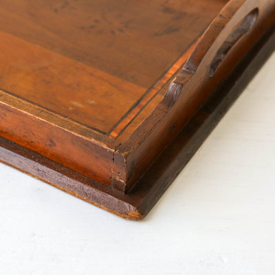 Vintage Handled Tray - Design 1 with Inlay