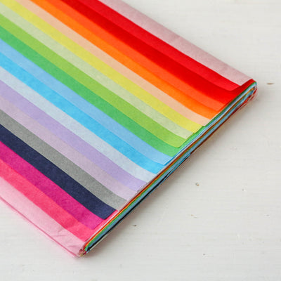 A Rainbow of Tissue Paper - 20 Sheets
