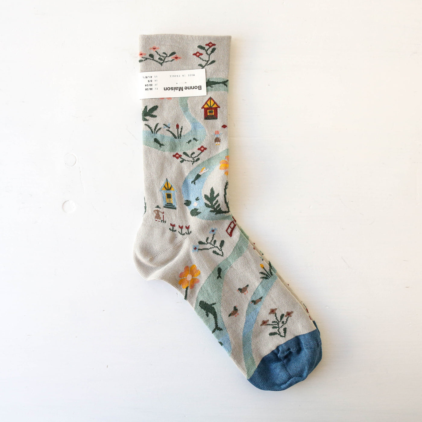Bonne Maison Socks - Celadon River