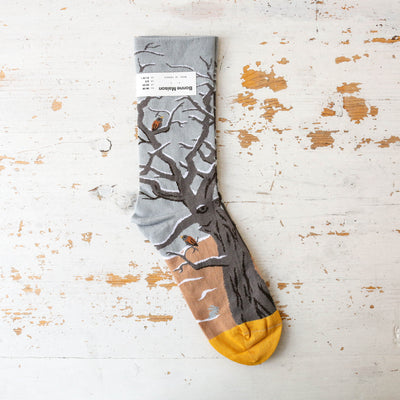 SALE Bonne Maison Socks - Tree Rain